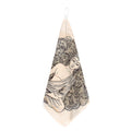 Beige Buddha Mandala Print Hand Towel