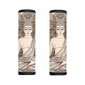 Beige Buddha Mandala Print Handle Covers