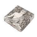 Beige Buddha Mandala Print Outdoor Seat Cushion Cover