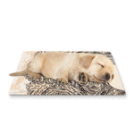 Beige Buddha Mandala Print Pet Cooling Mat Cover