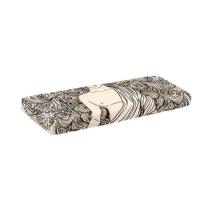 Beige Buddha Mandala Print Piano Keyboard Cover