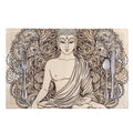 Beige Buddha Mandala Print Placemat
