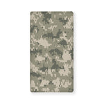Beige Digital Camo Pattern Print Baby Crib Sheet