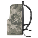 Beige Digital Camo Pattern Print Backpack