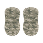 Beige Digital Camo Pattern Print Bar Stool Covers