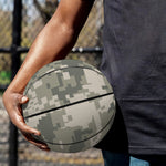Beige Digital Camo Pattern Print Basketball
