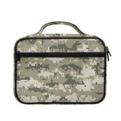 Beige Digital Camo Pattern Print Briefcase Bible Bag
