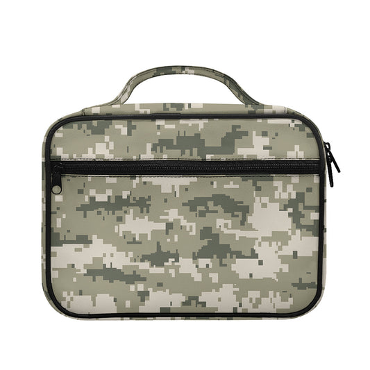 Beige Digital Camo Pattern Print Briefcase Bible Bag