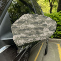 Beige Digital Camo Pattern Print Car Side Mirror Covers
