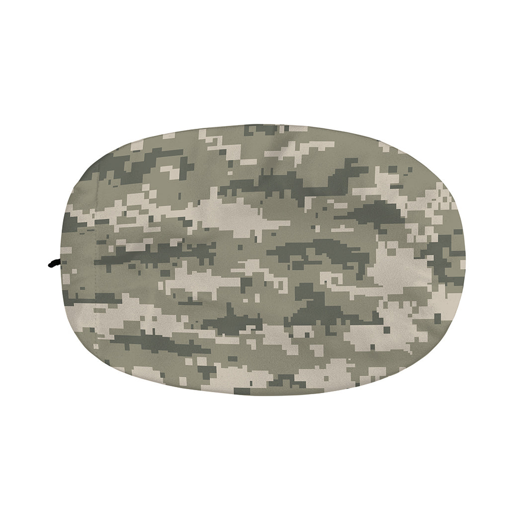 Beige Digital Camo Pattern Print Car Side Mirror Covers