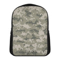 Beige Digital Camo Pattern Print Casual Backpack