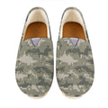 Beige Digital Camo Pattern Print Casual Shoes