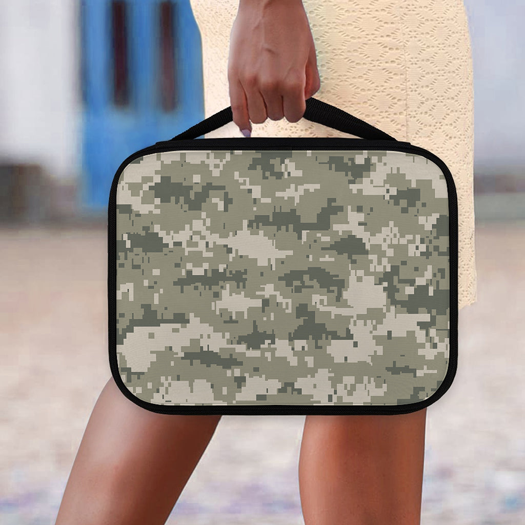 Beige Digital Camo Pattern Print Classic Bible Case