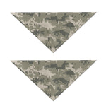 Beige Digital Camo Pattern Print Dog Bandana