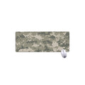 Beige Digital Camo Pattern Print Extended Mouse Pad