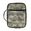 Beige Digital Camo Pattern Print Front Pocket Bible Bag