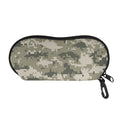 Beige Digital Camo Pattern Print Glasses Case