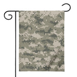 Beige Digital Camo Pattern Print House Flag