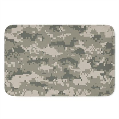 Beige Digital Camo Pattern Print Indoor Door Mat