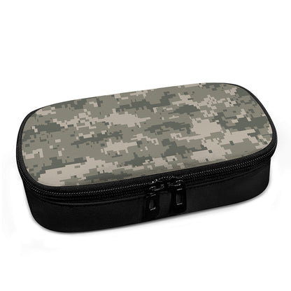 Beige Digital Camo Pattern Print Insulin Cooler Travel Case