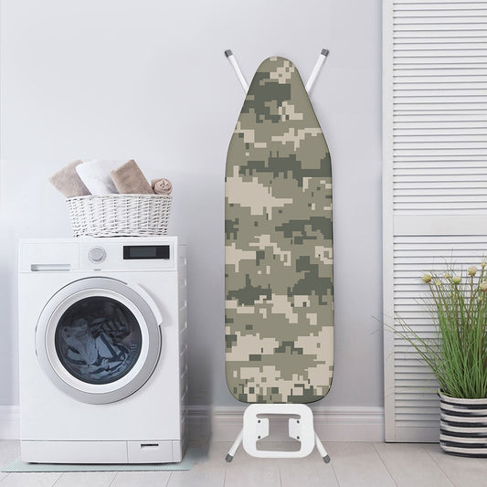 Beige Digital Camo Pattern Print Ironing Board Cover