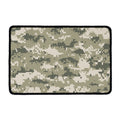 Beige Digital Camo Pattern Print Kitchen Mat