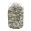 Beige Digital Camo Pattern Print Mesh Laundry Hamper