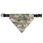 Beige Digital Camo Pattern Print Over The Collar Dog Bandana