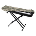 Beige Digital Camo Pattern Print Piano Keyboard Cover