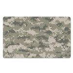Beige Digital Camo Pattern Print Polyester Doormat