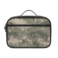 Beige Digital Camo Pattern Print Portable Lunch Bag