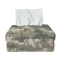 Beige Digital Camo Pattern Print Rectangle Tissue Box Cover