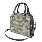 Beige Digital Camo Pattern Print Shoulder Handbag