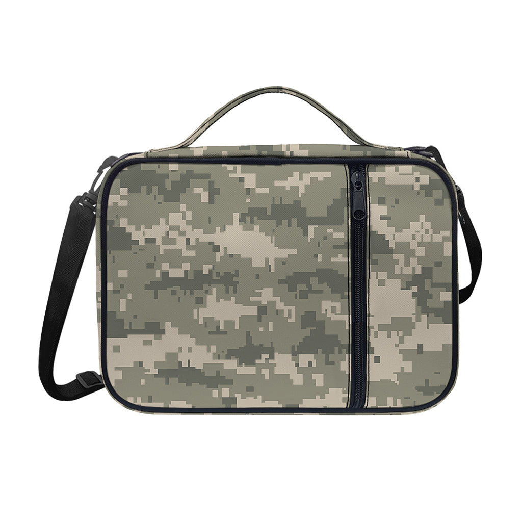 Beige Digital Camo Pattern Print Shoulder Strap Bible Bag