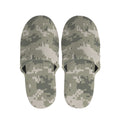 Beige Digital Camo Pattern Print Slippers