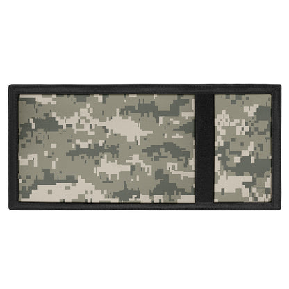 Beige Digital Camo Pattern Print Trifold Wallet