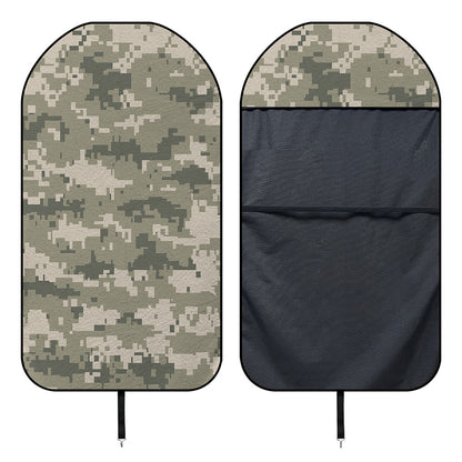 Beige Digital Camo Pattern Print Waterproof Car Seat Cover