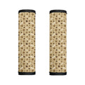 Beige Paw And Bone Pattern Print Handle Covers