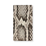 Beige Snakeskin Print Baby Crib Sheet