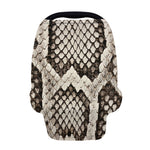 Beige Snakeskin Print Baby Seat Cover