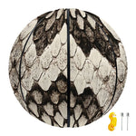 Beige Snakeskin Print Basketball