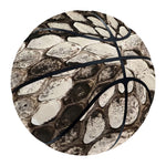 Beige Snakeskin Print Basketball