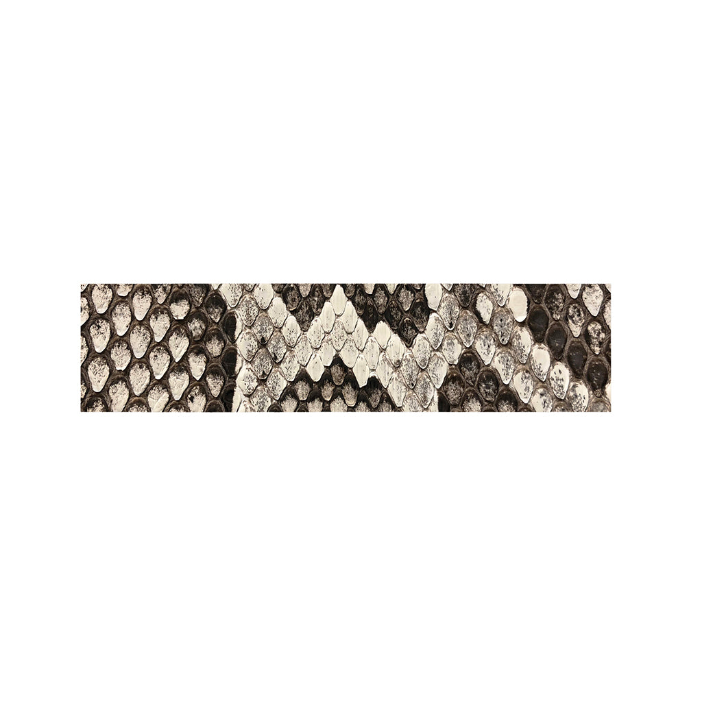 Beige Snakeskin Print Bed Runner