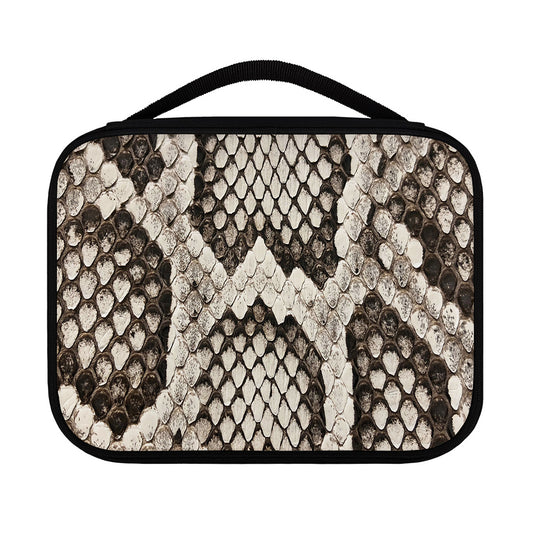 Beige Snakeskin Print Classic Bible Case