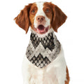 Beige Snakeskin Print Dog Bandana
