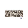 Beige Snakeskin Print Extended Mouse Pad