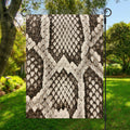 Beige Snakeskin Print Garden Flag