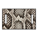 Beige Snakeskin Print Golf Cart Seat Cover