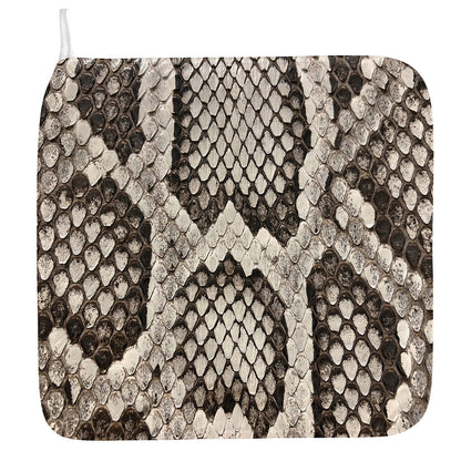 Beige Snakeskin Print Hand Towel