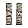 Beige Snakeskin Print Handle Covers